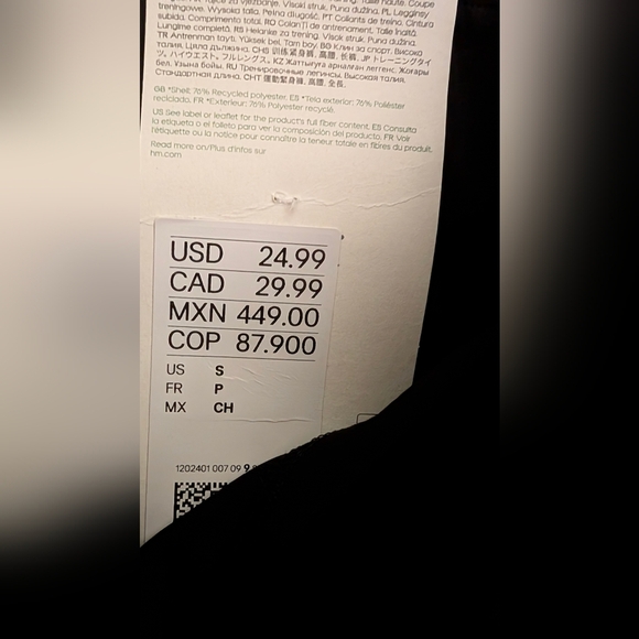 H&M Women's Black Leggings - Picture 4 of 5